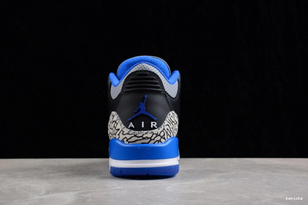 Rep blue air sport 136064-007 retro 3 jordan 0514